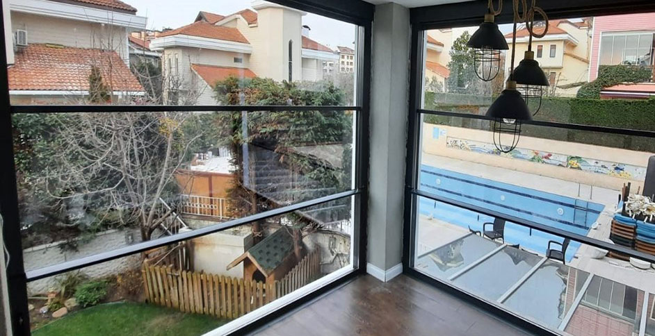 Otomatik Giyotin Cam Balkon Örneği